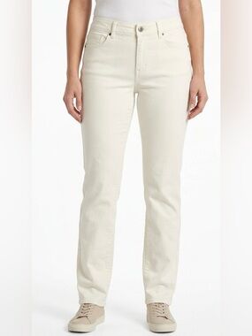 Chico’s Platinum Denim White Straight Leg Jeans - Size 00 ( US XS/2)